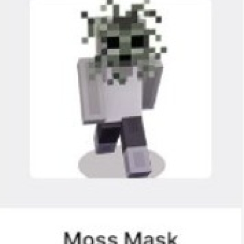  Minecraft - Moss Mask - Özel Anahtar